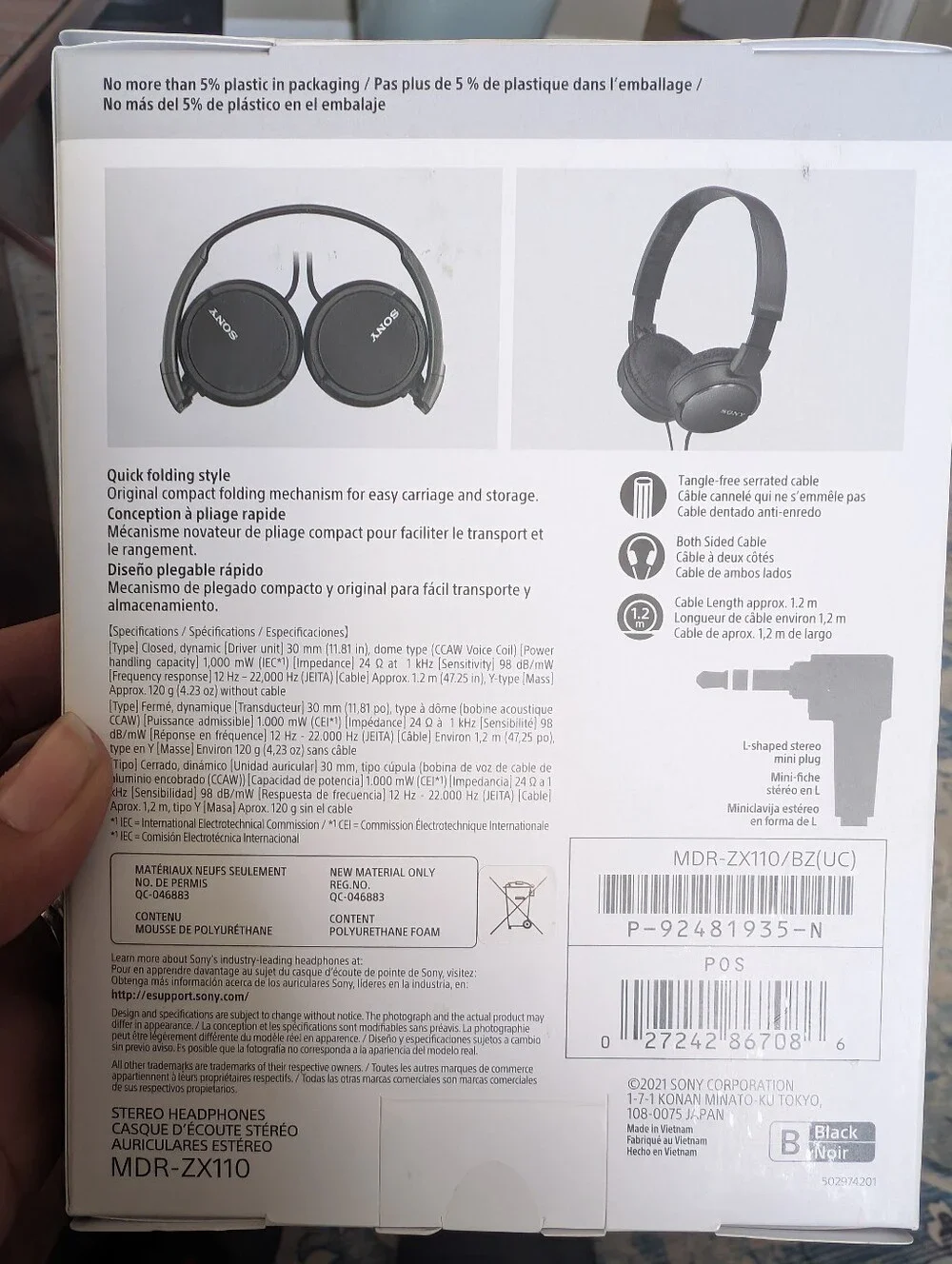 Sony Over The Head Headphones